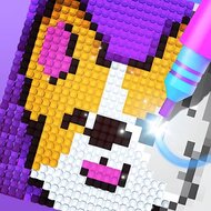 Игра Алмазная раскраска по номерам