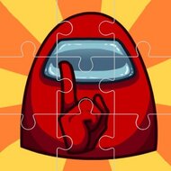 Игра Амонг Ас: пазлы