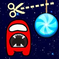 Игра Амонг Ас: перережь веревку