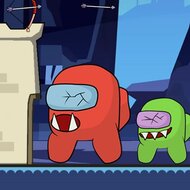 Игра Амонг Ас: защита крепости от зомби