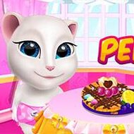 Игра Анжела готовит еду