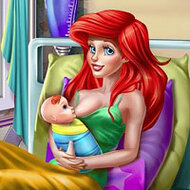 Игра Ариэль и ее малыш