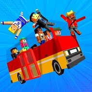 Игра Автобусы Майнкрафта