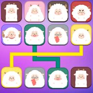 Игра Барашек Шон: маджонг