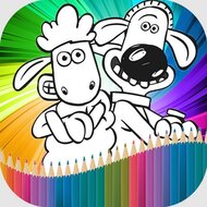 Игра Барашек Шон раскраски