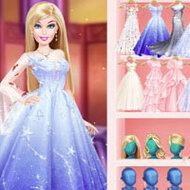 Игра Одевалки Барби на бал