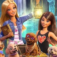 Игра Барби щенки в поисках сокровищ