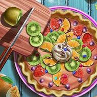 Игра Барби украшает яблочный пирог