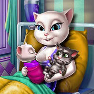 Игра Беременная Анжела рожает