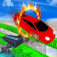 Игра Безумные трюки на машине