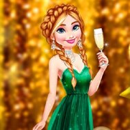 Игра Блестящая новогодняя вечеринка принцесс