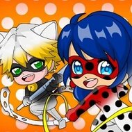 Игра Чиби Леди Баг раскраска