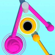 Игра Цветная веревка