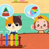 Игра Детские цветные поделки