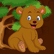 Игра Детские пазлы с медвежатами