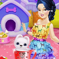 Игра Девушка и щенок