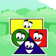 Игра Для детей 1-2 года: цветные фигуры