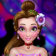 Игра Для девушек макияж Бель