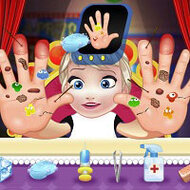 Игра Доктор для руки Эльзы