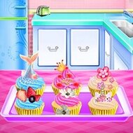 Игра Эльза готовит кексы