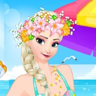 Игра Эльза на пляже