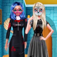 Игра Фейс-арт на Хэллоуин