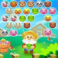 Игра Ферма: стрелялка по пузырям