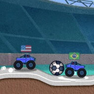 Игра Футбол на джипах
