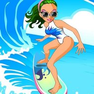 Игра Гонка серферов в аквапарке