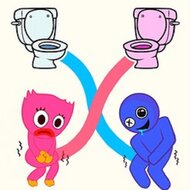 Игра Гонка в туалет