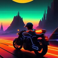 Игра Гонки неоновые