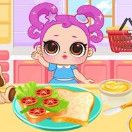 Игра Готовим еду с куклой Лол