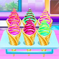 Игра Готовим мороженое в рожке