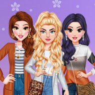 Игра Харли Квинн и принцессы в салоне красоты