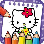 Игра Хелло Китти: альбом раскрасок