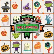 Игра Хэллоуин маджонг