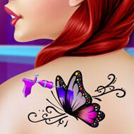Игра Делать татуировки для девочек