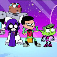 Игра Юные титаны: альбом раскрасок