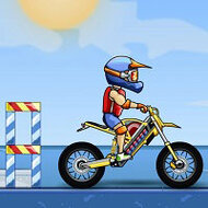 Игра Каскадерские мотогонки на пляже
