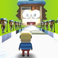 Игра Когама: паркур на ледяных горках