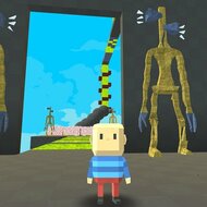 Игра Когама паркур Сиреноголового