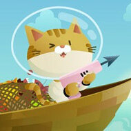 Игра Кот на подводной рыбалке