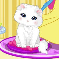 Игра Котенок наряжается