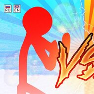 Игра Красный стикмен против школы монстров 2