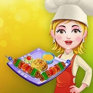Игра Кухня: Сара готовит кебаб