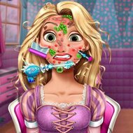 Игра Лечение кожи Рапунцель