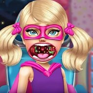 Игра Лечение малышки Барби