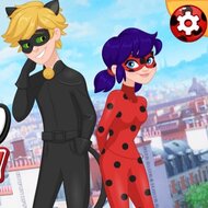 Игра Леди Баг и Супер-Кот одевалка