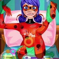 Игра Леди Баг в больнице