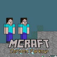 Игра Майнкрафт паркур на двоих